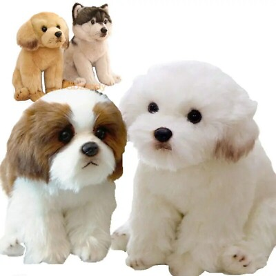 #ad New Simulation Dog Plush Toy Stuffed Realistic High Quality Pet Puppy Doll Toys $26.76