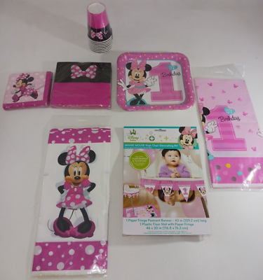#ad Minnie Mouse 1st Birthday and Minnie Mouse Forever Customize your Birthday Party $9.99