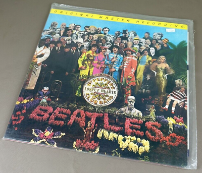 #ad THE BEATLES SGT. PEPPERS LONELY HEARTS CLUB BAND MFSL LP 1983 SEALED BB 25 $295.00