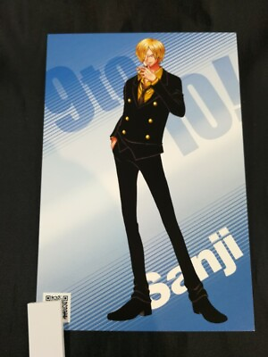 #ad One piece post card manga Anime Japanese Promo straw hat crew pirates Sanji $5.99