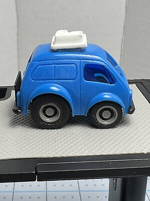 #ad Takara Van Man Toy Car Vintage Blue Pull Back Penny Racer Vintage $10.00
