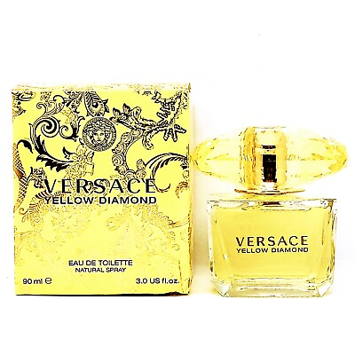 #ad Versace Yellow Diamond EDT 3.0oz Sealed New Luminous Scent $32.99