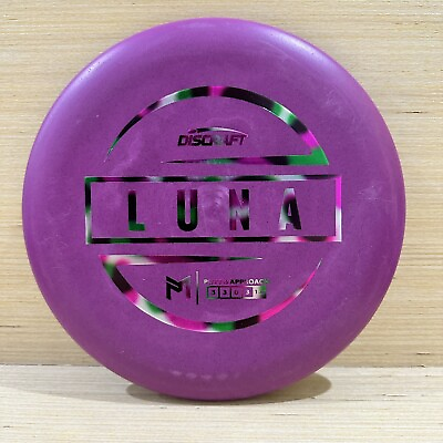 #ad New Discraft Luna PM Rubber Blend Purple w Multi Color Stamp 173 174g $16.11