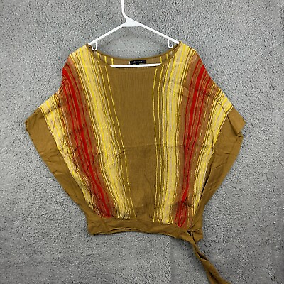 #ad Annie Klein Sweater Pullover Medium Women Multicolor Stripe $11.96