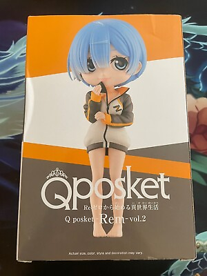 #ad Rem Q Posket Volume 2 Version A Banpresto Anime Figure Original Sealed Vol 2 $20.95