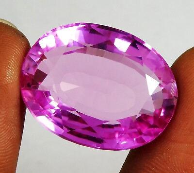 #ad Certified 63.10 Ct Natural Ceylon Pink Sapphire Oval Cut Loose Gemstone $76.99