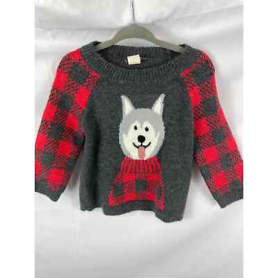 #ad NWOT Tucker Tate Wolf Knit Sweater 12M $10.00