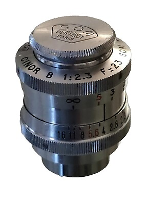 #ad Som Berthiot Cinor B 1:2.3 F=23 Lens Vintage Lens N°66357 Paillard Bolex $112.51
