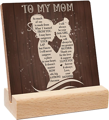 #ad #ad Birthday Gifts for Mom Gifts for Mom Unique to Mom Wood Plaque Gift Mom Decor $12.77