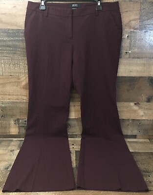 #ad Burgundy Body by Victoria the Kate Fit Pants Size 12 Long $25.19