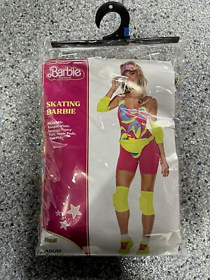 #ad Barbie The Movie Inline Skating Adult Halloween Costume Size Adult XL $25.00