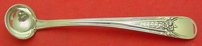 #ad Flowered Antique by Blackinton Sterling Silver Mustard Ladle Custom Made 4 3 4quot; $69.00