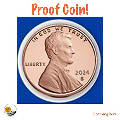 #ad #ad 2024 S *PROOF* Lincoln Shield 1c Penny Cent –DCAM U.S. Mint Coin PRE SALE $9.94