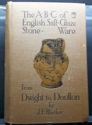 #ad The A B C of English Salt Glaze Stone Ware From Dwight to Doulton J.F. Blacker $54.95