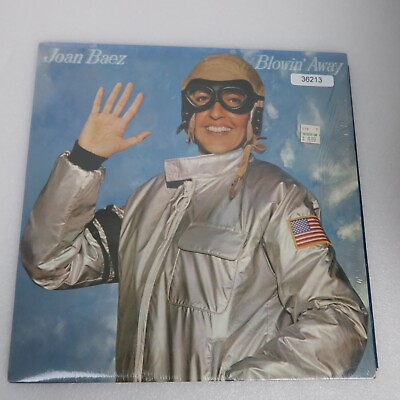 #ad Joan Baez Blowin#x27; Away w Shrink LP Vinyl Record Album $9.77