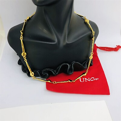 #ad #ad Uno de 50 Feelings necklace Short necklace nail shape necklace links $75.00