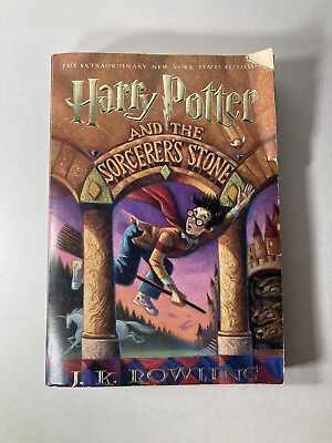 #ad HARRY POTTER amp; THE SORCERERS STONE Scholastic 1999 J. K. Rowling 1st Printing $5.95