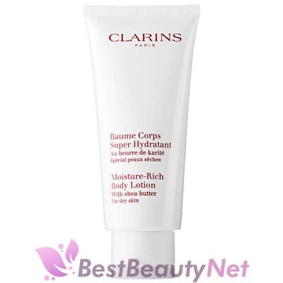 #ad Clarins Moisture Rich Body Lotion With Shea Butter for Dry Skin 6.5oz 200ml $19.95