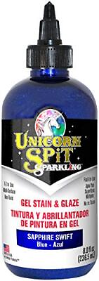 #ad Unicorn Spit Gel Stain And Glaze 5776001 Sparkling Sapphire Swift 8.0 Fl Oz $25.30