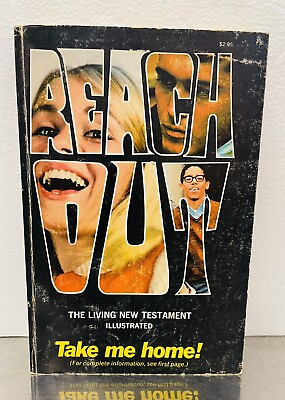 #ad REACH OUT: The Living New Testament by The Word Home Bible League 1971 $3.99
