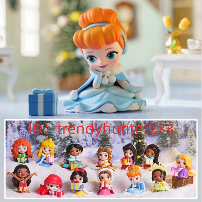 #ad POP MART Disney Princess Winter Gifts Series Blind Box Confirmed Figure Toy Gift $23.49
