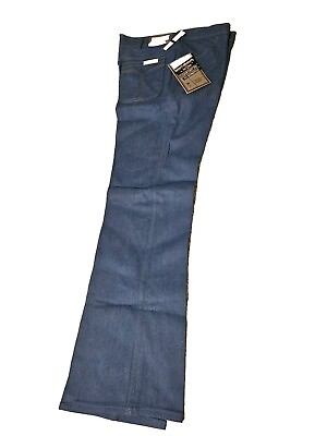 #ad New Vintage 70#x27;s Big Yank Sport Abouts Jeans Mens 36x32 USA Western Blue USA $35.00