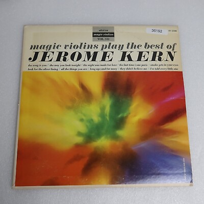 #ad Magic Violins Play The Best Of Jerome Kern Vol 10 LP Vinyl Record Album $4.62