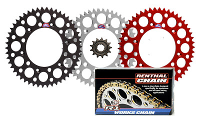 #ad Renthal Front amp; Ultralight Rear Sprocket amp; R1 Chain for Honda CRF250R CRF250X $234.77