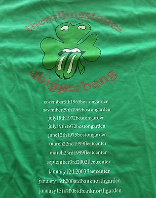 #ad Rolling Stones Shirt Boston Garden 2005 L Unworn Vintage Original $89.00