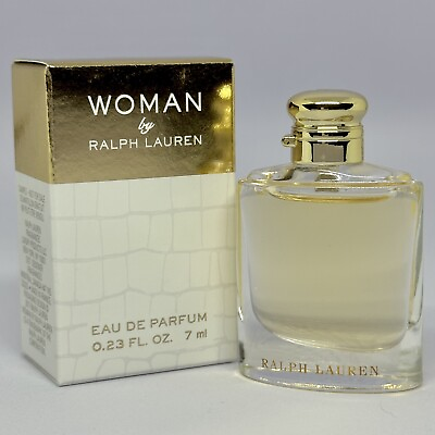 Ralph Lauren WOMAN EDP Eau De Parfum Perfume MINI 0.23 OZ 7 ML New In Box $16.00
