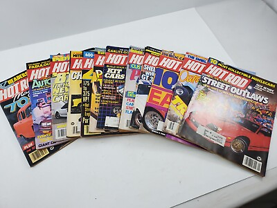 #ad Hot Rod Magazine 1986 Full Year Lot 12 Chevy Ford Mopar Dodge Racing Mechanics $29.00
