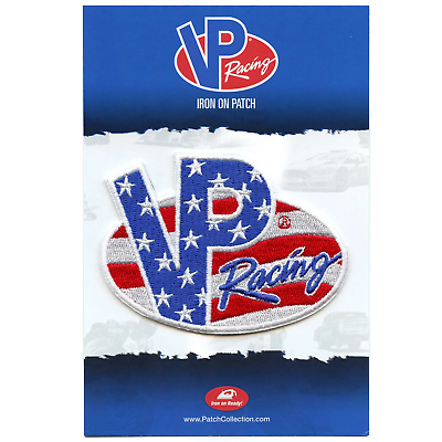 #ad VP Racing Patriotic Patch Fuel Octane Race Embroidered Iron On $10.99