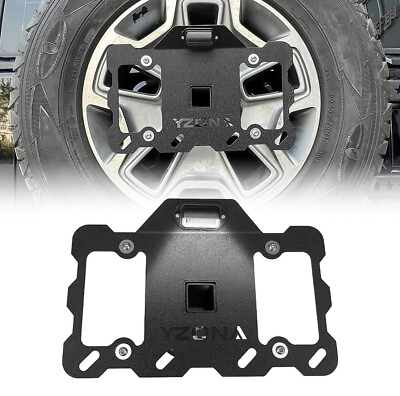 #ad For Jeep Wrangler TJ JK 87 2018 Rear Spare Tire License Plate Relocation Mount $8.27