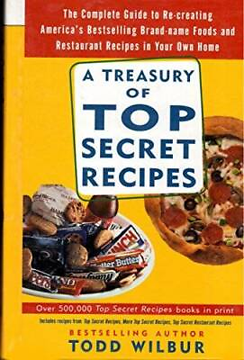 #ad Treasury Of Top Secret Recipes Hardcover By WilburTodd GOOD $4.03