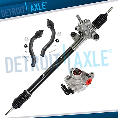 #ad 4pc Power Steering Pump Rack and Pinion Tie Rods for 2006 2007 2008 Acura TSX $281.96