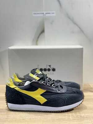 #ad Diadora Heritage Equipe H Dirty Stone Wash Ages Sneaker Man Made IN Italy 44.5 $112.64