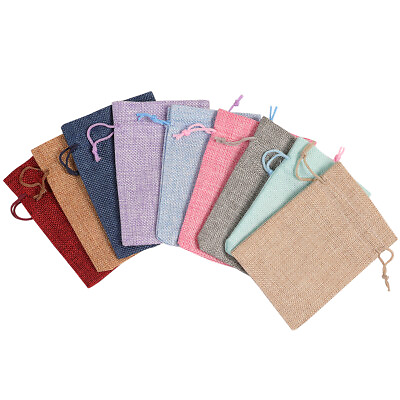 4x6quot; Burlap Drawstring Gift Bags Wedding Favors Jewelry Candy Pouches 25 50 100 $4.89
