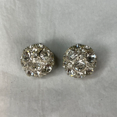 #ad Elegant Fashion Women Lady Circle Crystal Rhinestone Ear Stud Earrings Jewelry $8.49