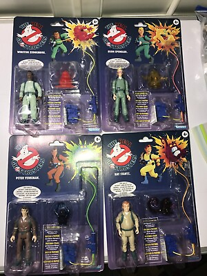 #ad KENNER RETRO The Real Ghostbusters Set of 4 RAY EGON WINSTON PETER MINTY $59.95
