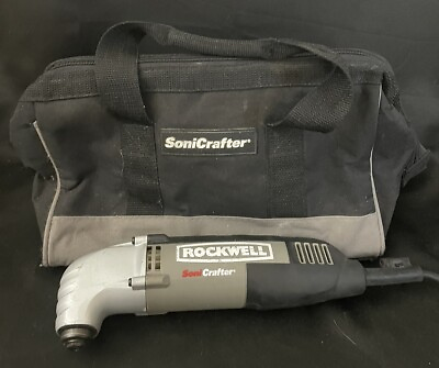 #ad Rockwell SoniCrafter RK5112K High Frequency Corded Oscillating Tool Used w Bag $16.95