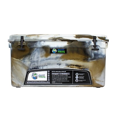 #ad Frosted Frog Desert Camo 75 Quart Cooler Heavy Duty Ice Chest $339.99