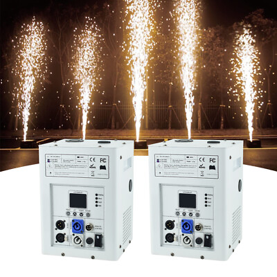 #ad 2PCS 750W Cold Spark Machine DMX Firework Machine Stage Effect Wedding Party $452.19