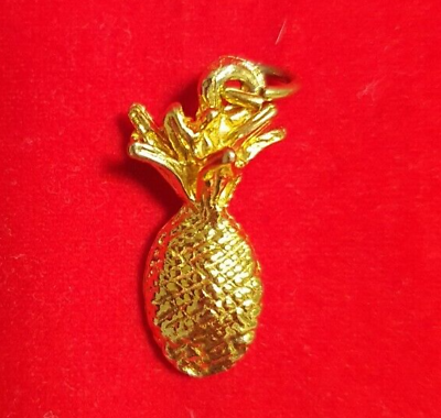 #ad NEW 9ct Yellow Gold Pineapple Solid Charm Pendant Summer Fruit Tropical Hawaii AU $249.00