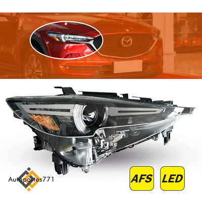 #ad Headlight LED DRL Projector Passenger Side W AFS Fits 2017 2021 Mazda CX5 CX 5 $160.18