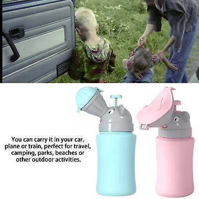 #ad Baby Kids Portable Urinal Travel Camping Car Toilet Pee Bottle Emergency Kit $20.86