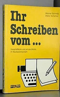 #ad Ihr Schreiben Vom... by Scheiner D Book Book The Fast Free Shipping $6.02