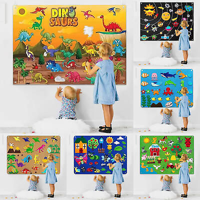 #ad Early Learning Interactive Play Toys Wall Hanging DIY Gift for Boys and Girls $33.74
