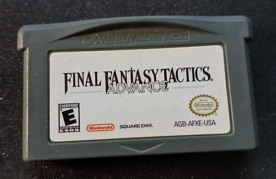 #ad Final Fantasy Tactics Advance Nintendo Game Boy Advance 2003 Tested $18.00