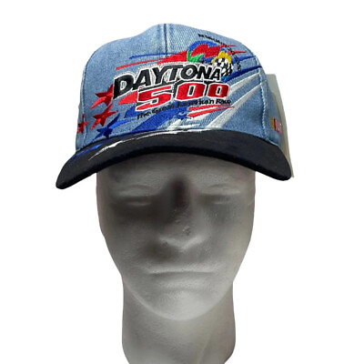 #ad 2000 DAYTONA 500 The Great American Race Embroidered NASCAR StrapBack Hat Cap $18.71