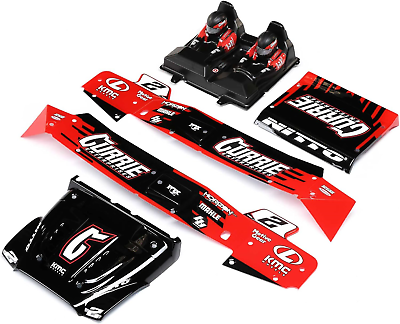 #ad Losi Body Driver Set Red Silkscreened Hammer Rey LOS230098 Car Truck Bodies Wing $113.22
